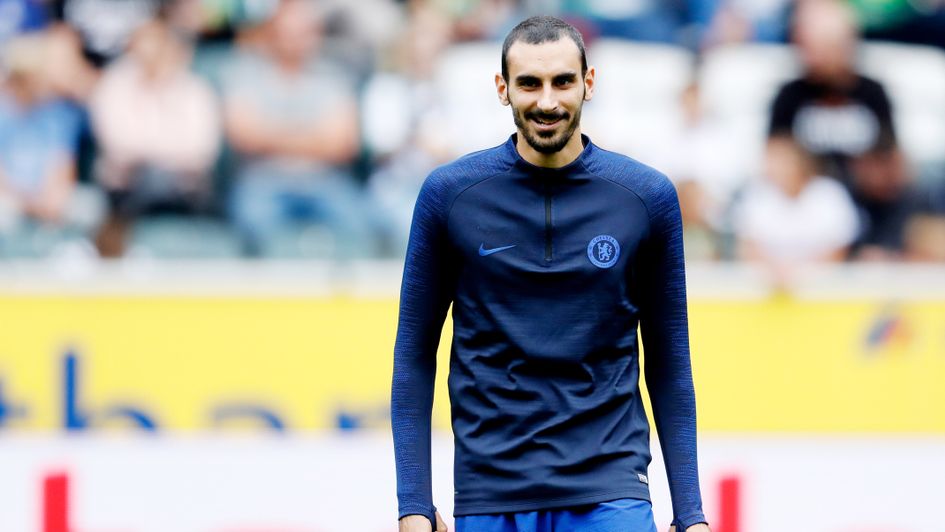 Davide Zappacosta, pictured in pre-season with Chelses