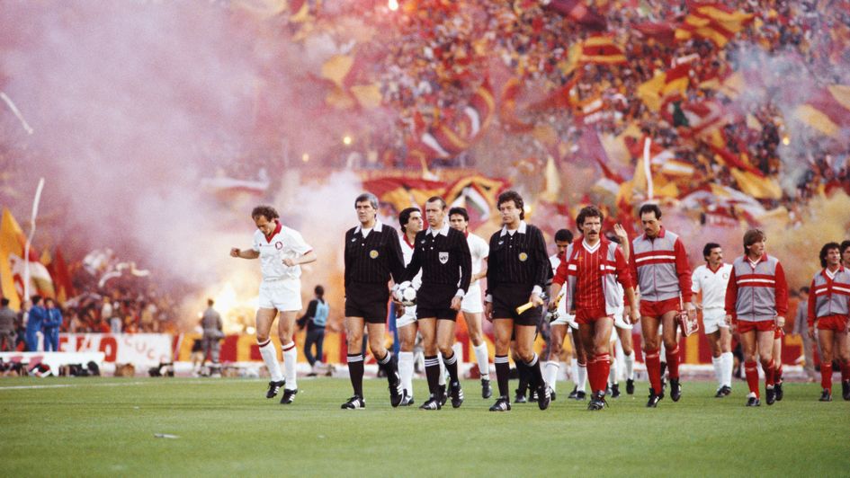 Liverpool took on Roma in Rome in the 1984 European Cup final