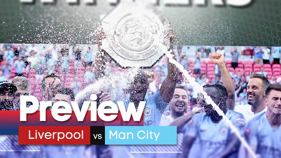 Manchester City face Liverpool in the Community Shield on Sunday