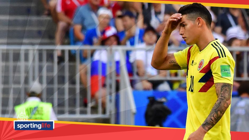James Rodriguez is an injury concern for Colombia
