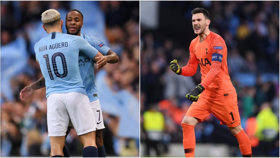 Four goals were scored in the opening 11 minutes of the Champions League quarter-final second leg between Man City and Spurs