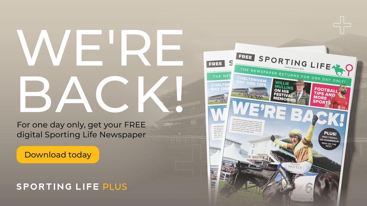 Sporting Life Fast For one day only the Sporting Life newspaper is back – get your free ...