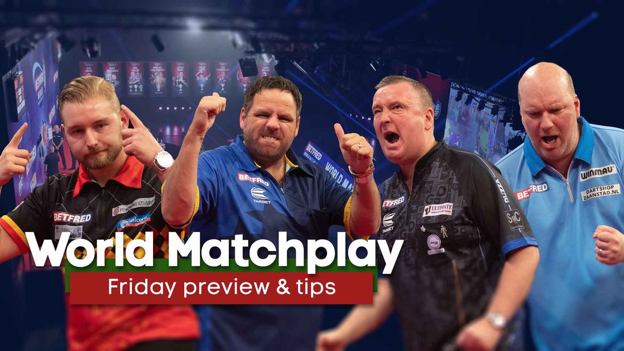 World Matchplay darts Friday quarterfinal predictions, odds, betting