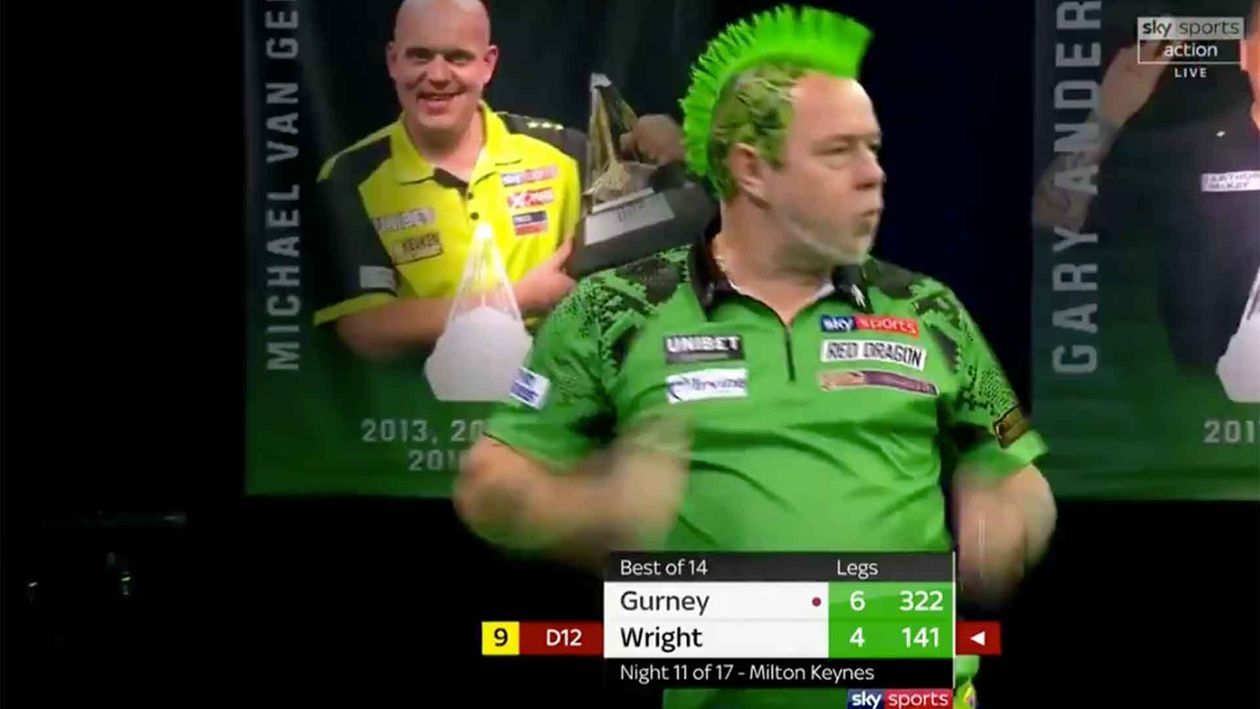 Darts results Peter Wright throws ninedart finish in thrilling