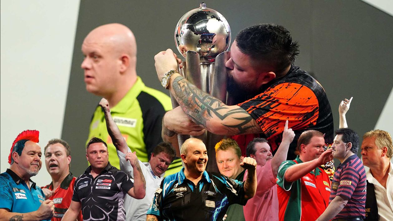 World number ones in darts: Michael Smith joins illustrious list of 12 players to reach the top of the PDC rankings including Phil Taylor, Michael van Gerwen and Gerwyn Price 