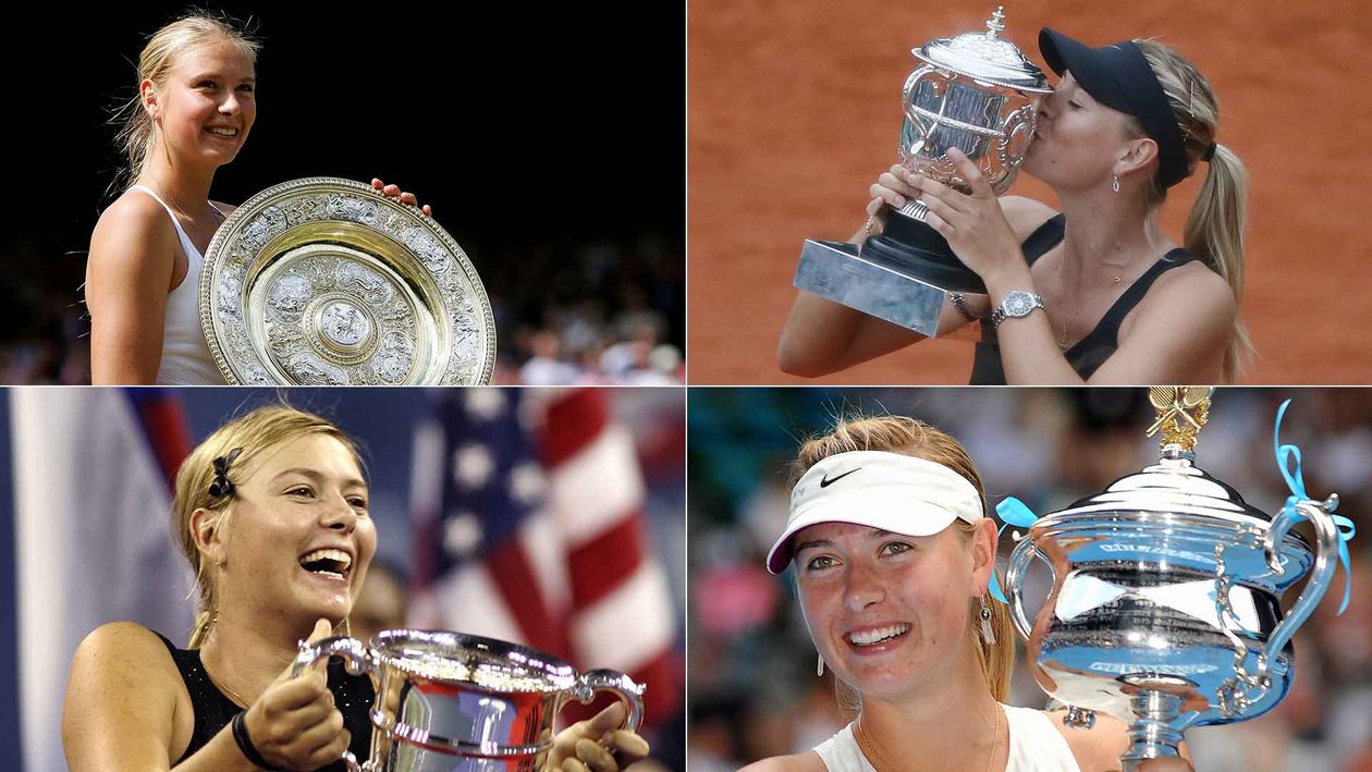 Maria Sharapova completed a career Grand Slam by the age of 25