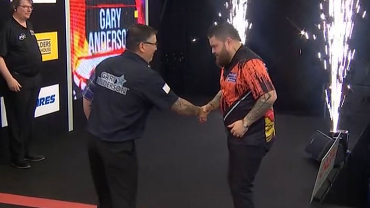 Darts results Gary Anderson wins Premier League night six with