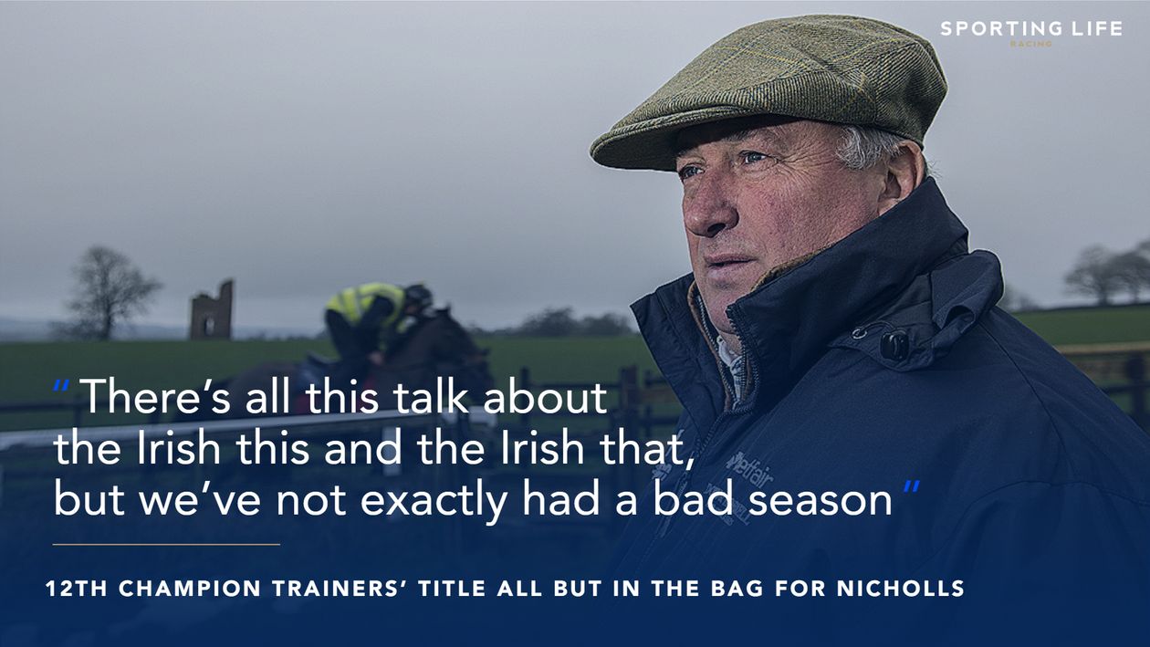 Paul Nicholls on the cusp of Jump Trainers' Championship title