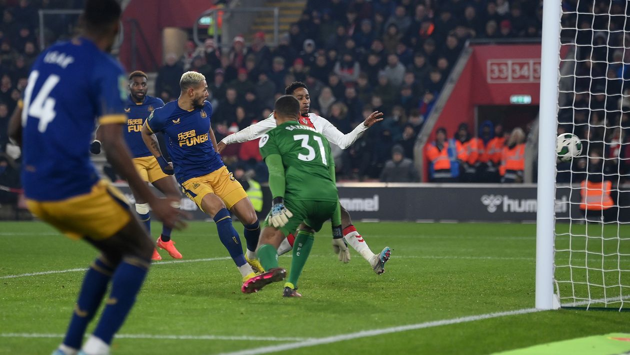 Soton Ff Southampton 0-1 Newcastle: Joelinton gives Magpies advantage in Carabao Cup