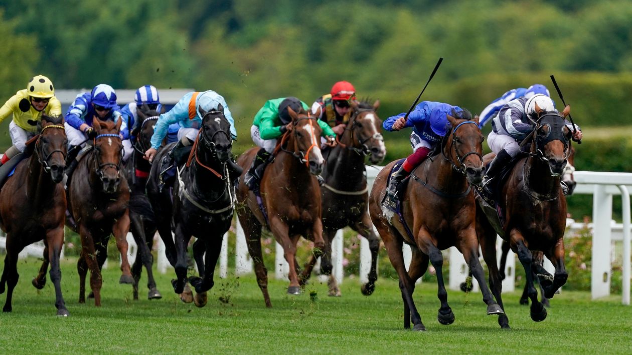 Roseman (far left) ran a big race to be fourth in the Queen Anne
