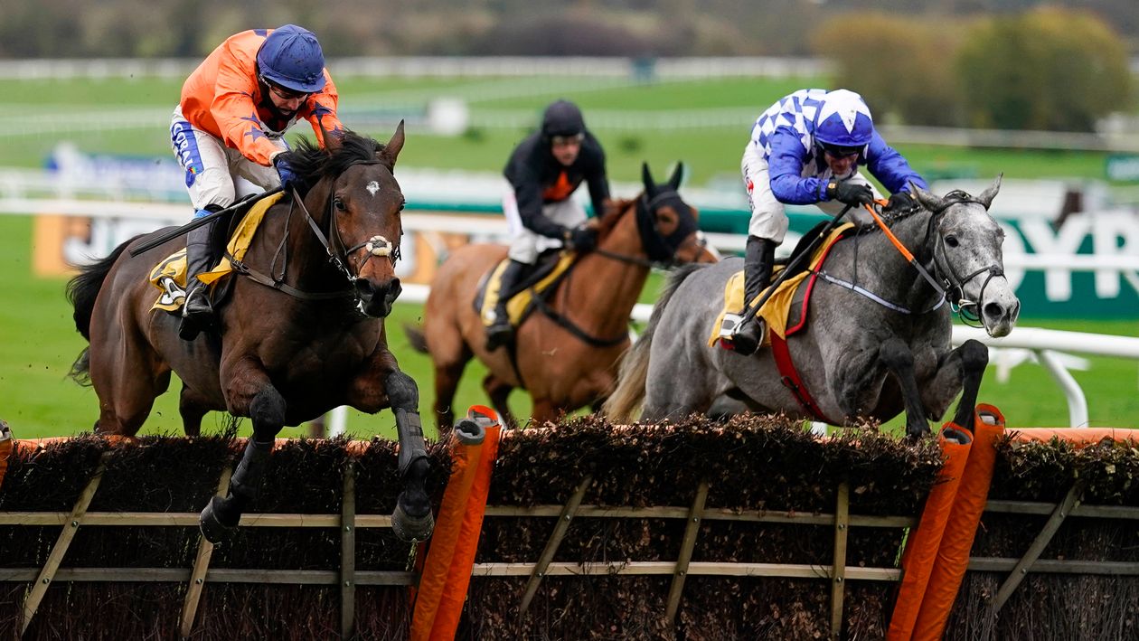Duffle Coat (right ) wins at Cheltenham