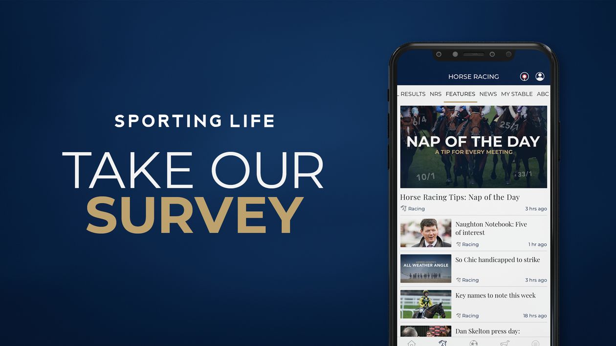 Take our Sporting Life app survey and win two racing tickets or a Timeform subscription