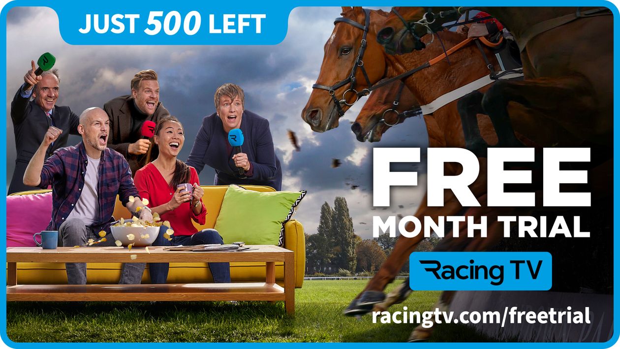 Sporting Life Fast Enjoy free one month trial of Racing TV - Only 500 available