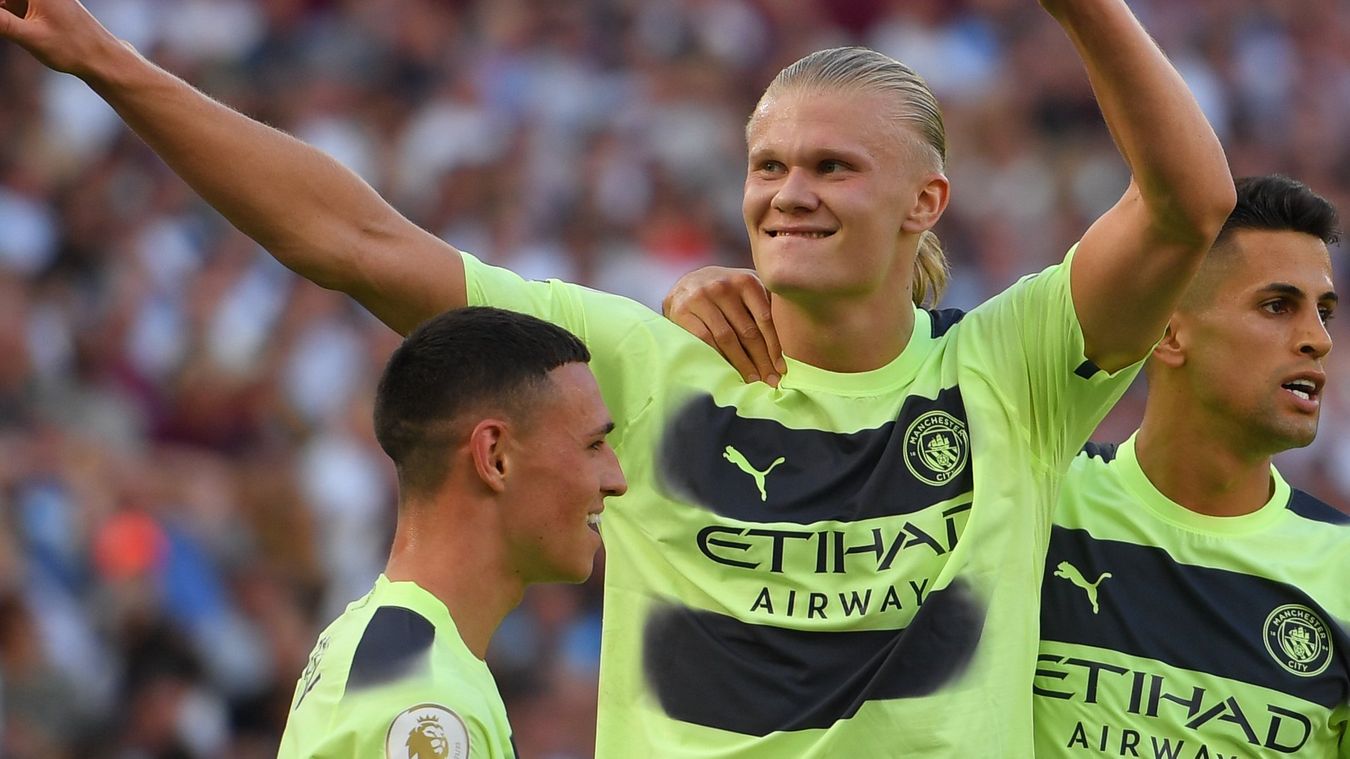 Erling Haaland scores twice to get Manchester City up and running at
