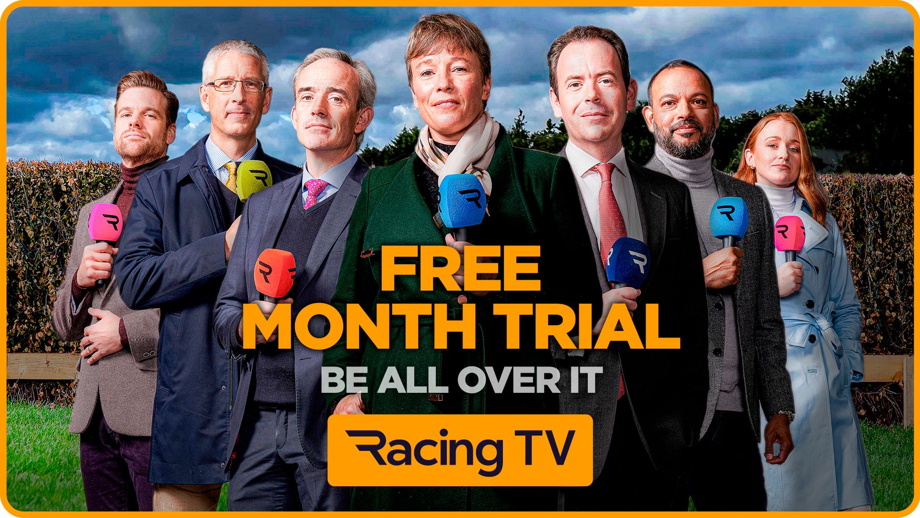 Enjoy a FREE month trial of Racing TV now hurry, only 1,000 available!