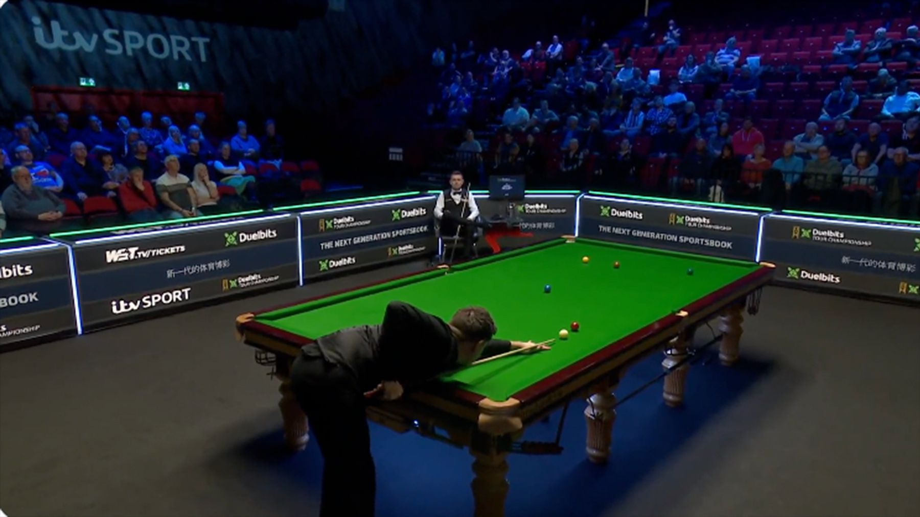 Snooker Watch Ryan Days incredible finish to the first 147 break in Tour Championship history