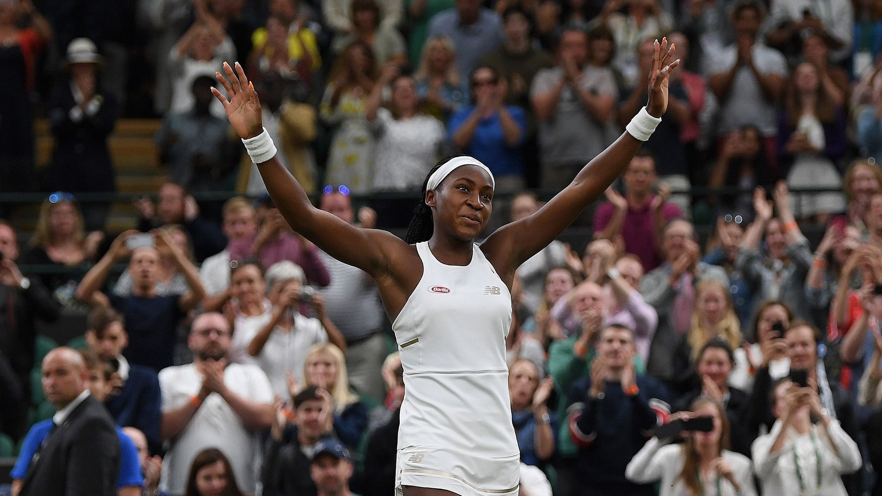 Wimbledon 2019 15yearold Coco Gauff beats Magdalena Rybarikova to