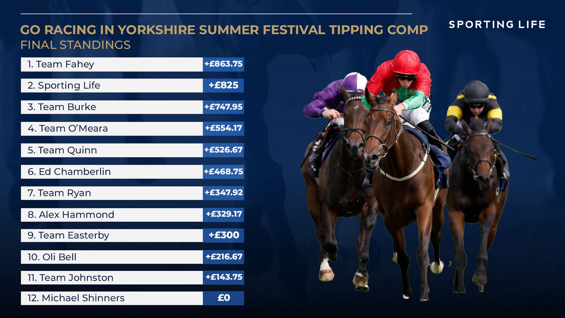 Go Racing In Yorkshire Summer Festival: Daily tips