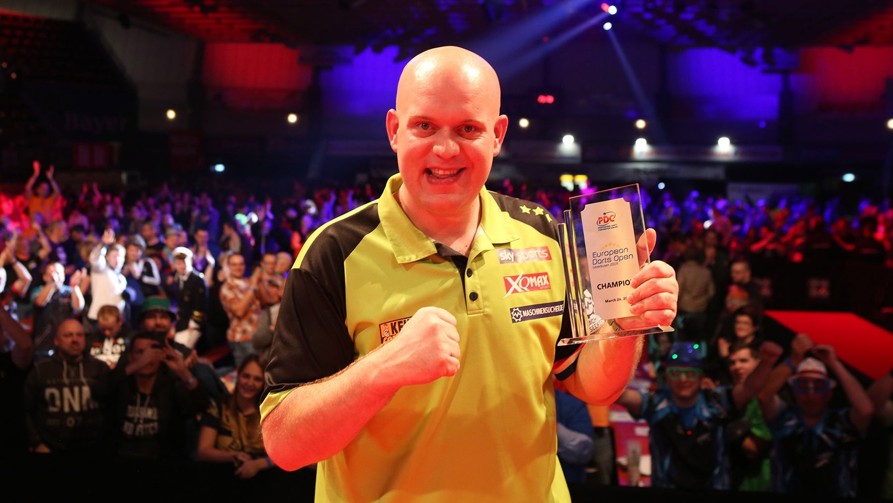 Darts results Michael van Gerwen hits his third ninedart finish of