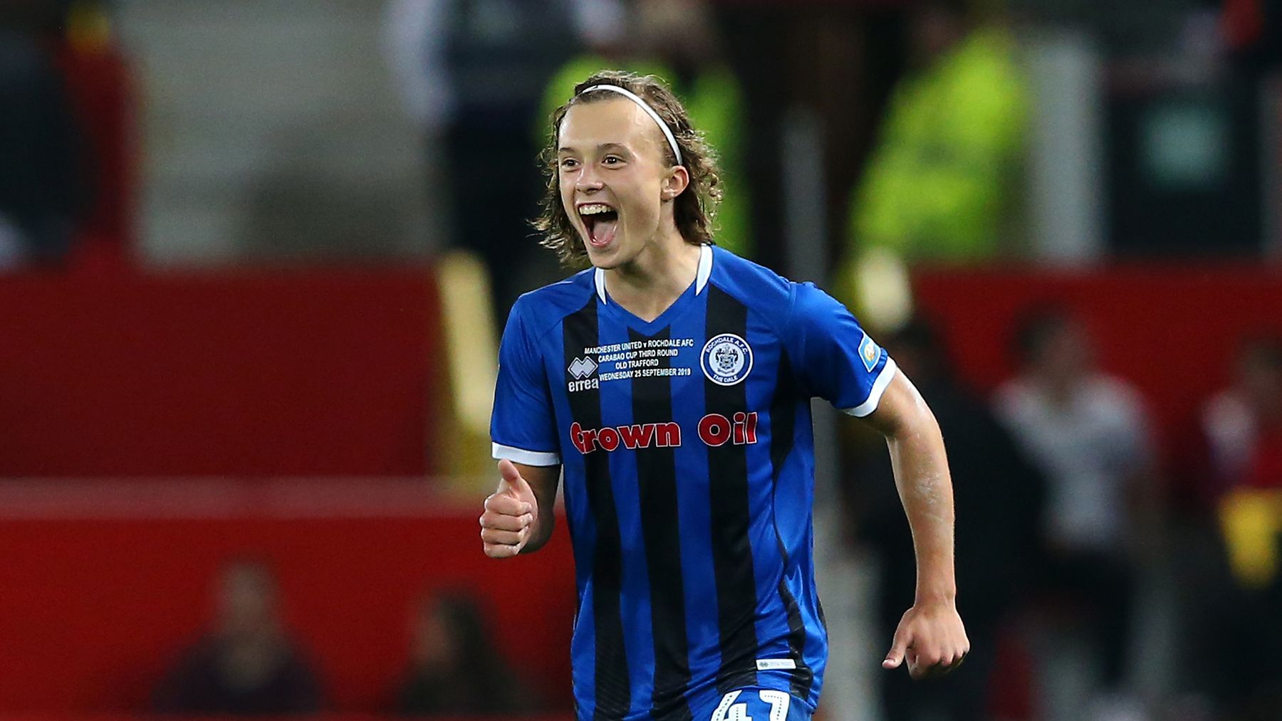 Rochdale teenager Luke Matheson back at school just hours after goal  scoring heroics at Old Trafford