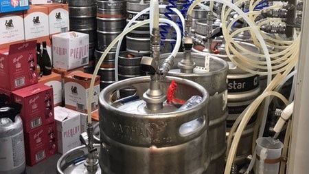 Some of the essentials are prepared behind the scenes