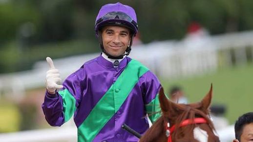 Joao Moreira celebrates