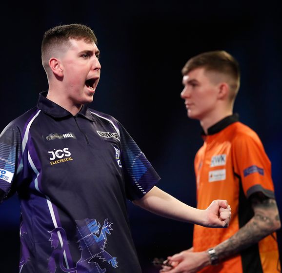 The fastest ninedart finish ever? Willie Borland's perfect leg is