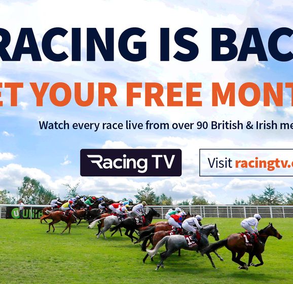 Live racing is BACK! Get your FREE MONTH of Racing TV now