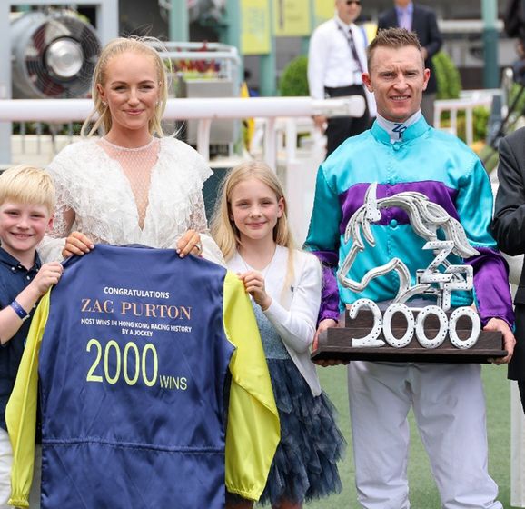 Zac Purton brings up landmark 2,000 Hong Kong winners