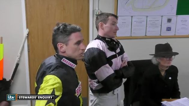 Scroll down to watch the stewards' enquiry