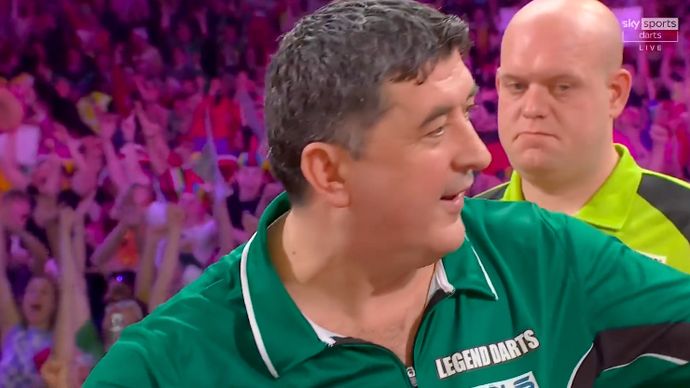 Mensur Suljovic produced the moment of the tournament