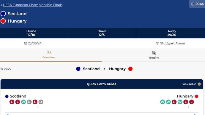 CLICK for odds, form & stats in our NEW match page