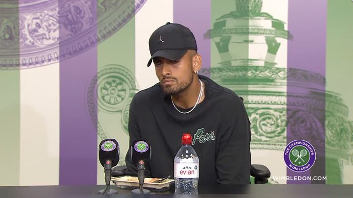 Scroll down to watch more Nick Kyrgios controversy