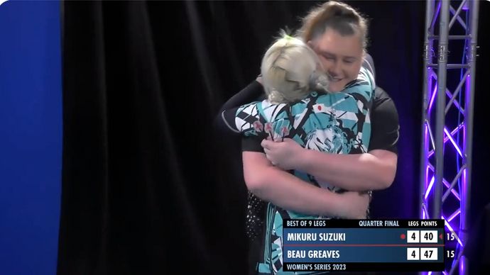 Beau Greaves and Mikuru Suzuki