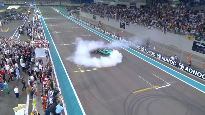 Sebastian Vettel's donut