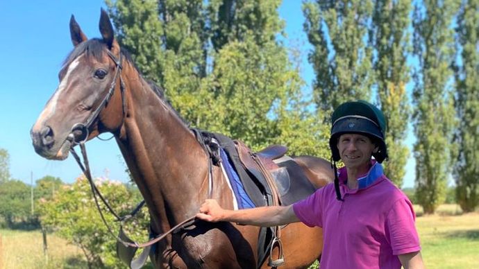 Fred Phipps with Christopher Robin