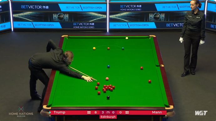 Judd Trump lines up his plant