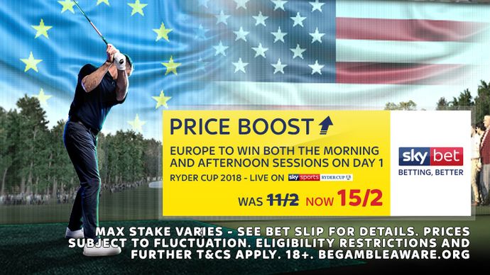 Sky Bet's Price Boost ahead of the Ryder Cup
