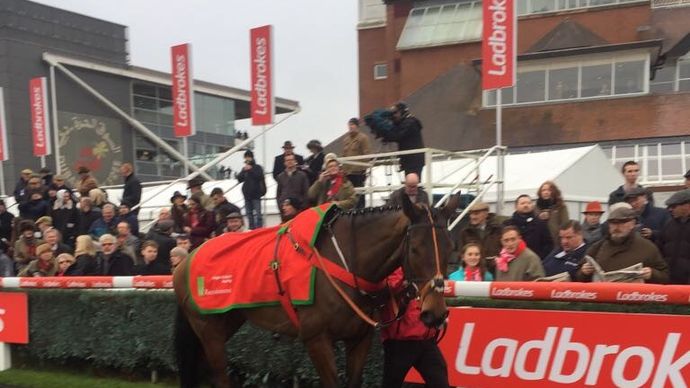Cap Soleil parades at Newbury...