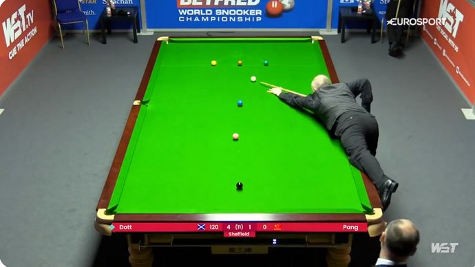 Scroll down to watch Graeme Dott's maximum moment