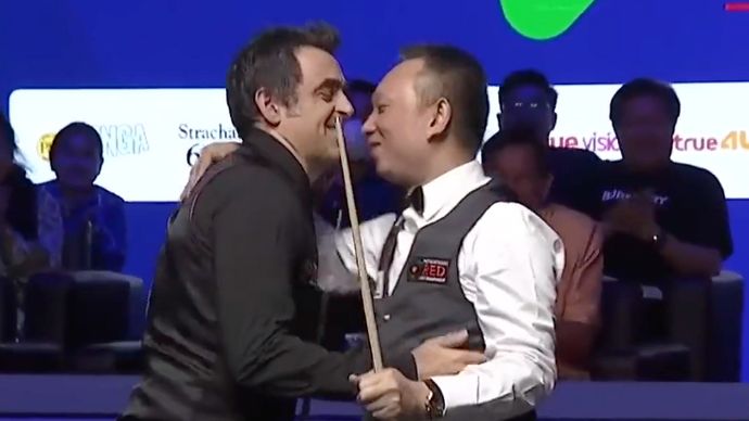 Ronnie O'Sullivan and James Wattana