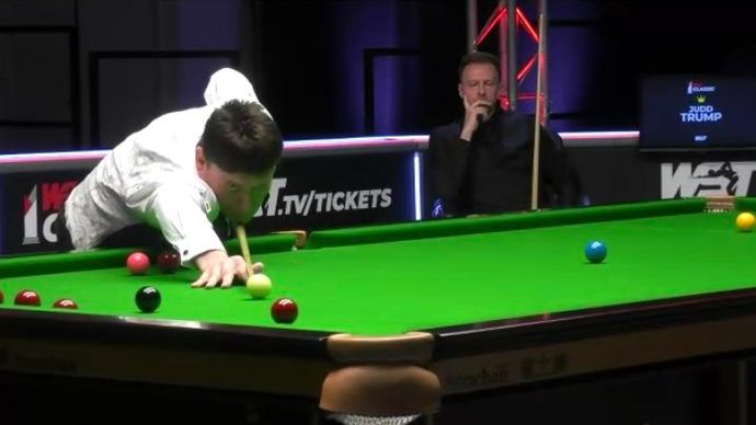 Jimmy White on his way to a fantastic win