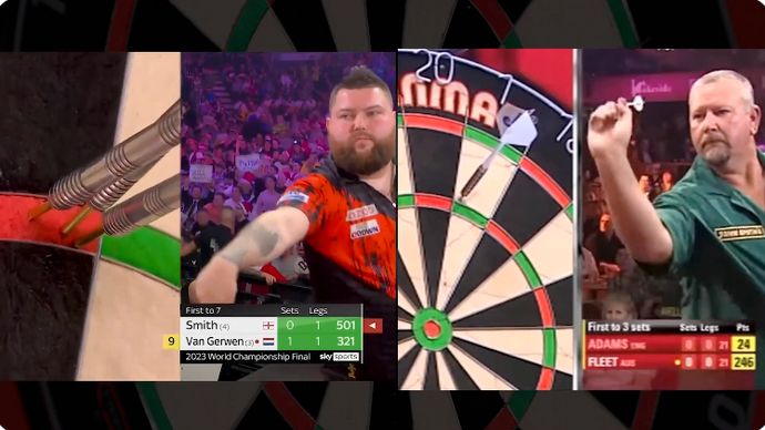 Scroll down to watch an incredible darting comparison