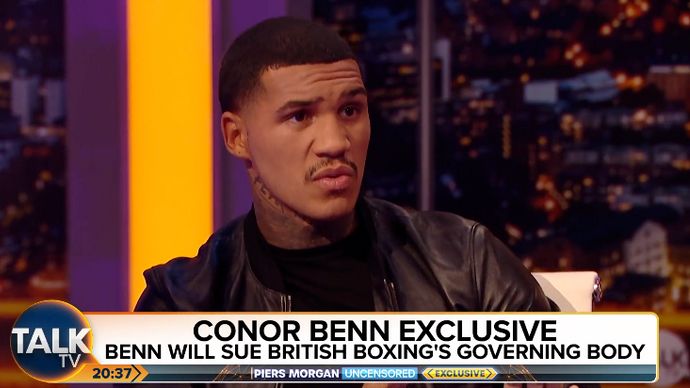 Conor Benn appeared on Talk TV