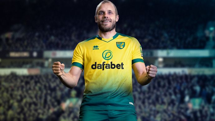 Norwich's new home kit for the 2019/20 Premier League season