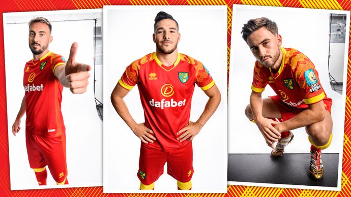 Norwich City's away kit for 2019/20