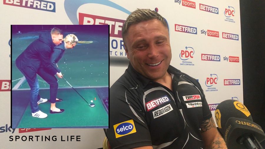 Gerwyn Price reacts to 'that' lookalike video with Fallon Sherrock
