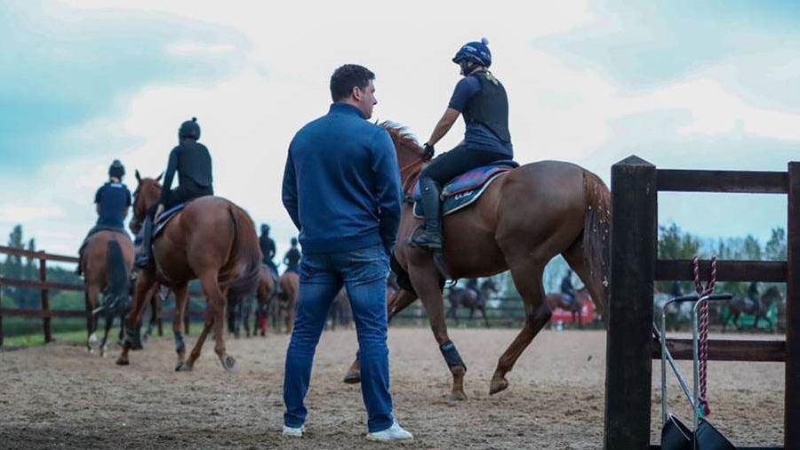 Olly Murphy at his Warren Chase base (courtesy of Shamela Hanley Photography)
