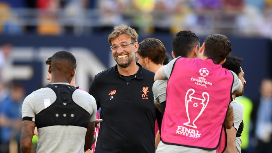 Jurgen Klopp is all smiles on the eve of the final