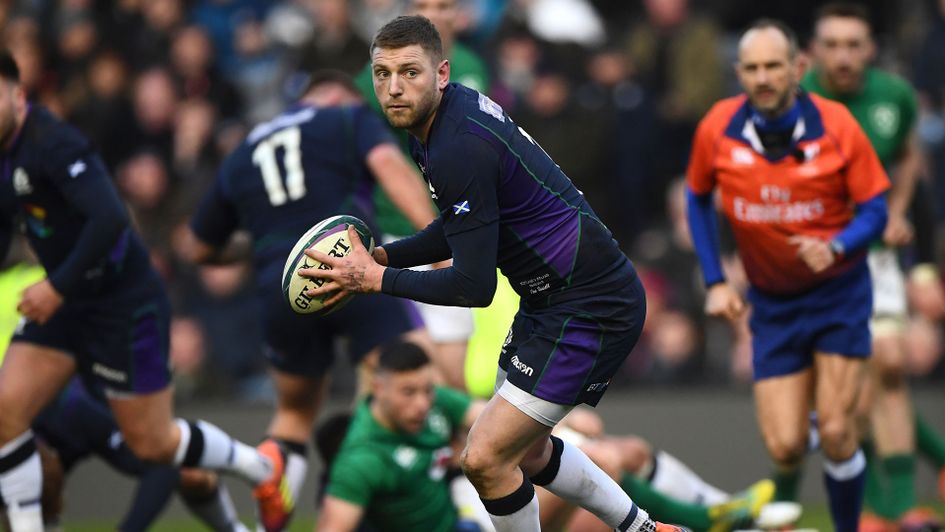 Finn Russell suffered the head injury while playing for club Racing 92